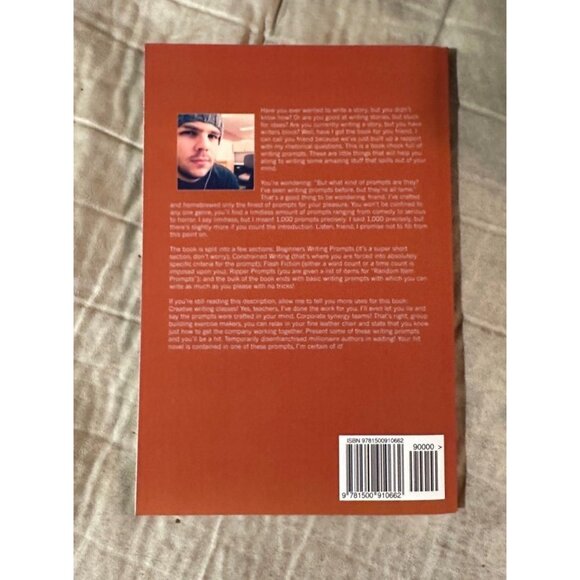1,000 Awesome Writing Prompts book by Ryan Andrew Kinder New condition - Picture 2 of 7
